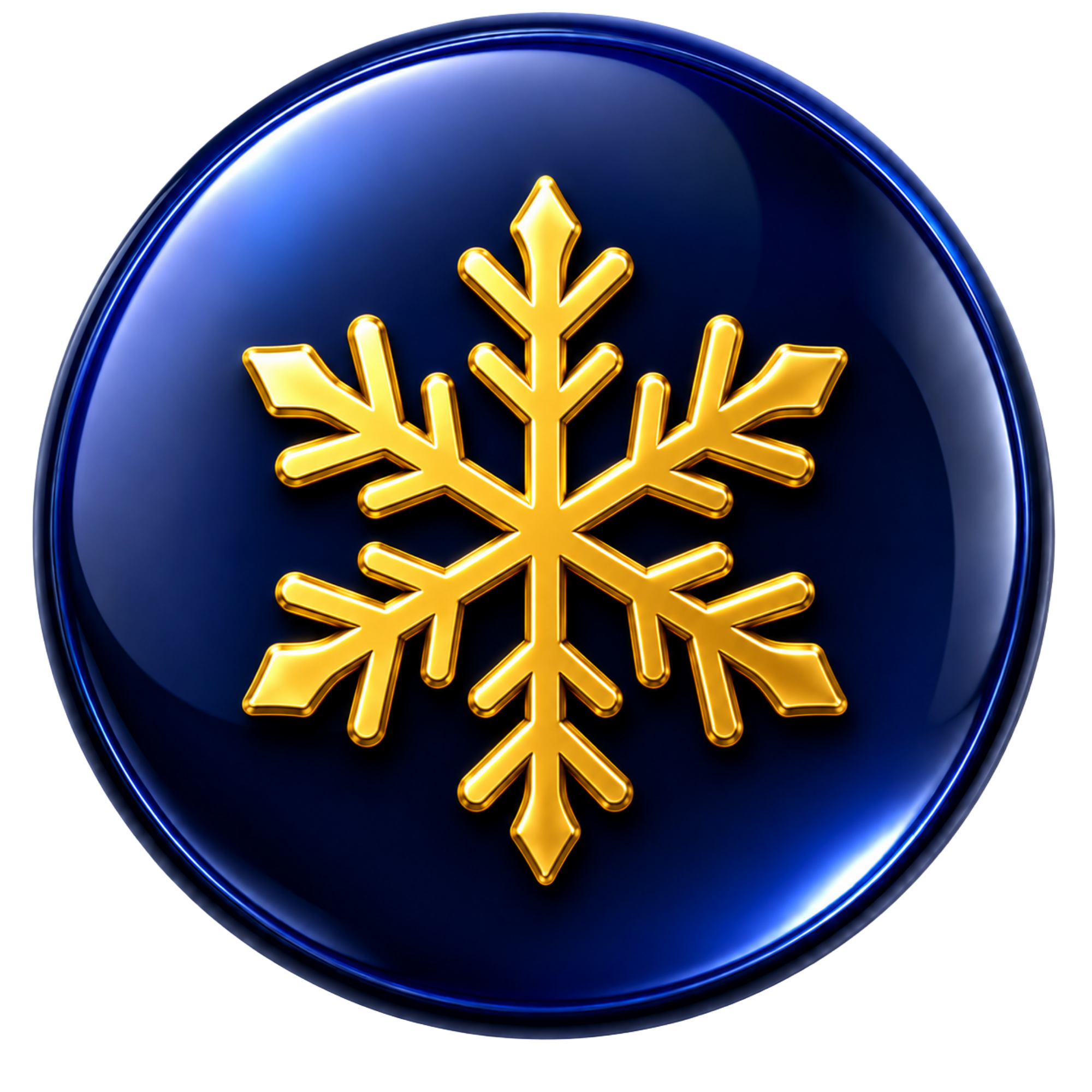 Cold storage snowflake icon
